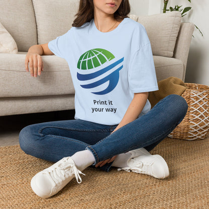 Globe Wave T-Shirt — Eco Travel Logo Tee
