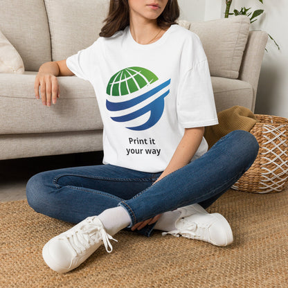 Globe Wave T-Shirt — Eco Travel Logo Tee