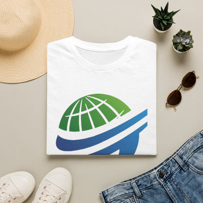 Globe Wave T-Shirt — Eco Travel Logo Tee
