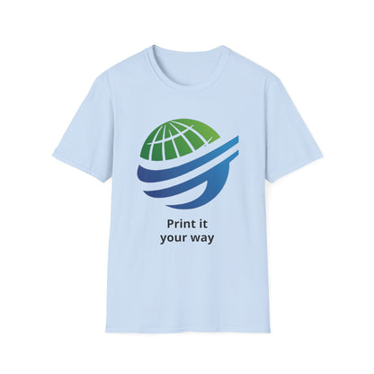 Globe Wave T-Shirt — Eco Travel Logo Tee