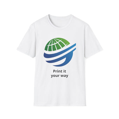 Globe Wave T-Shirt — Eco Travel Logo Tee