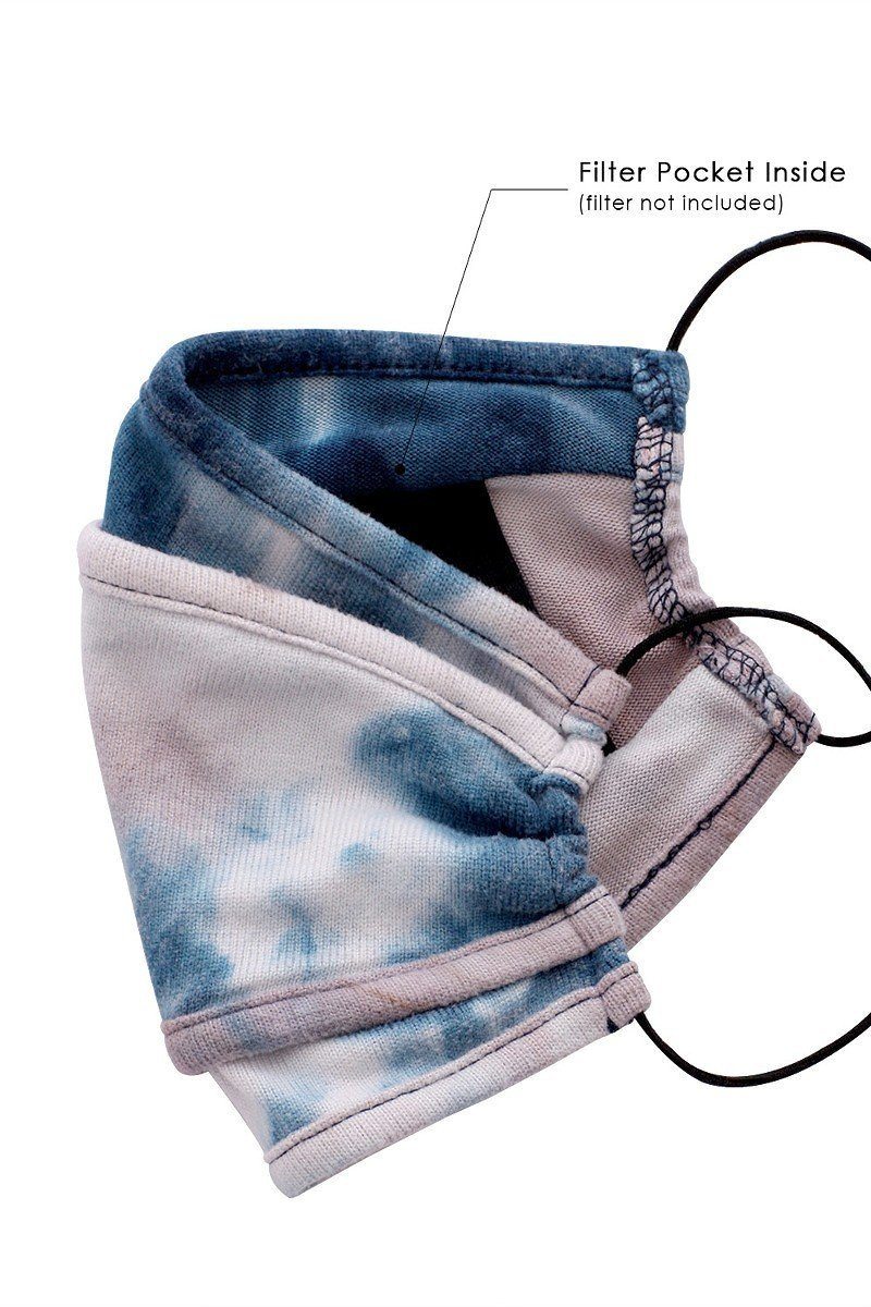 Tie Dye Trifold Reusable Face Mask