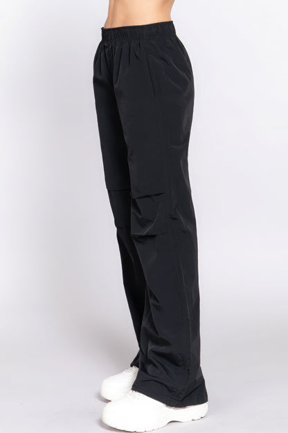 Waist Elastic Parachute Pants