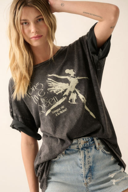 Long Live The Queen Ballerina Graphic Tee