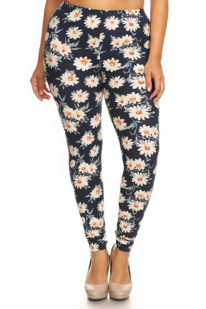 Plus Size Buttery Soft Print Leggings