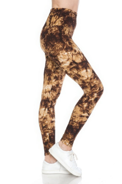 Yoga Wide Band Buttery Soft Print Leggings