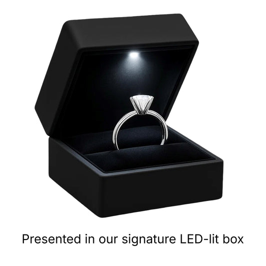 1 1/2 Carat Radiant Lab Grown IGI G/VS1 Diamond Solitaire Ring in 10K White Gold