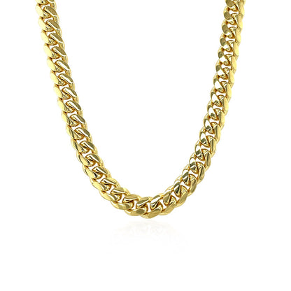 14k Yellow Gold Classic Miami Cuban Solid Chain (5.00 mm)