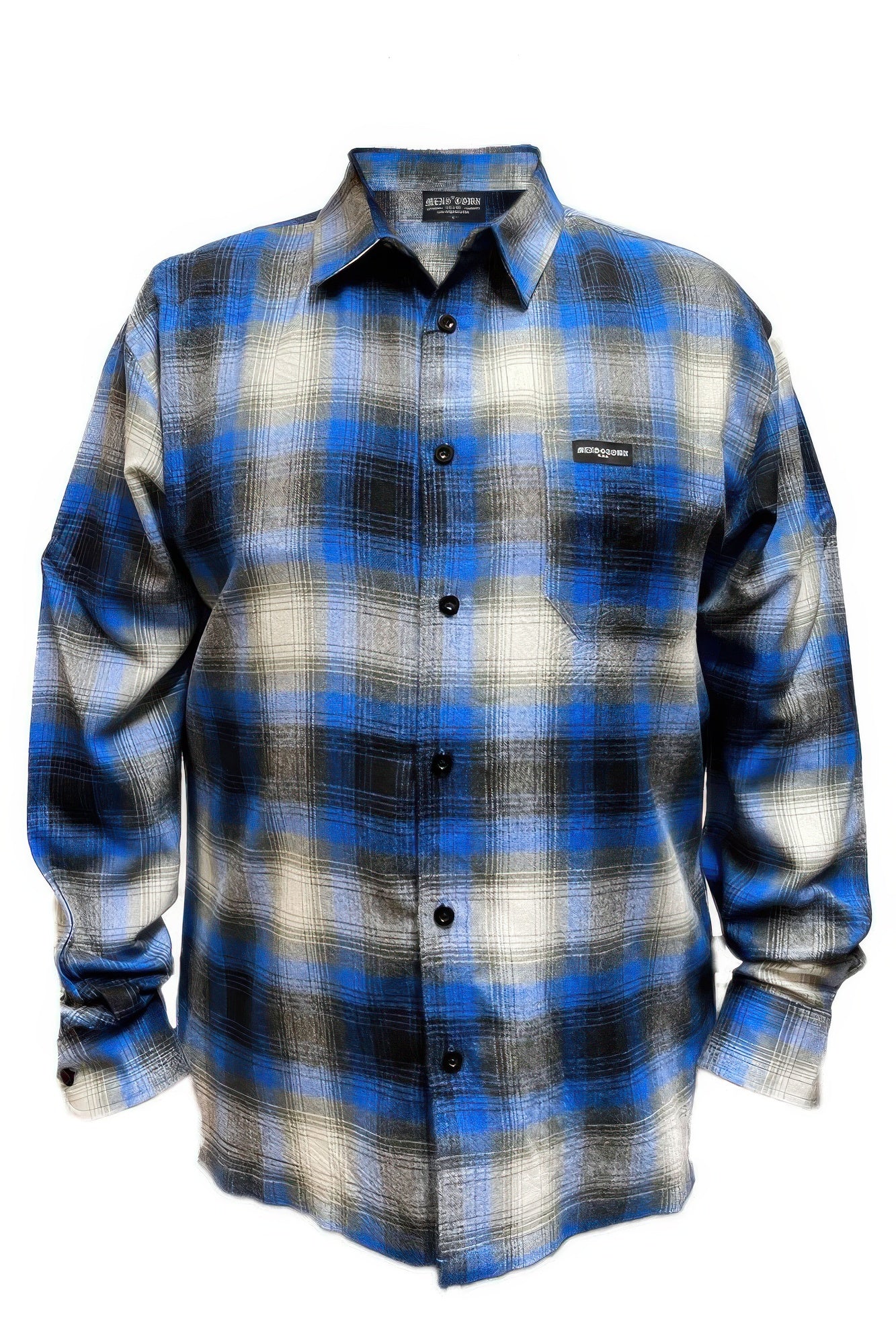 Mens Plaid Long Sleeve Flannel