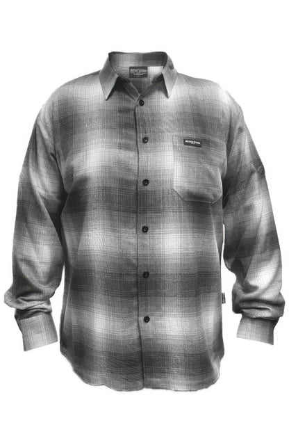 Mens Plaid Long Sleeve Flannel