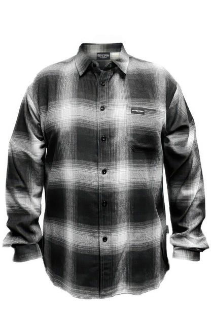 Mens Plaid Long Sleeve Flannel