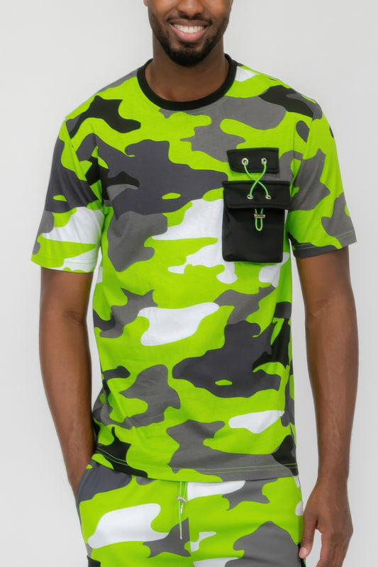 Full Camo Short Sleeve Tshirt