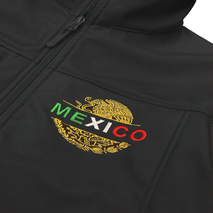 Mexico Embroidered Soft Shell Jacket