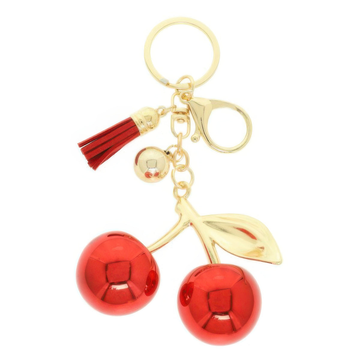 Red Glossy Resin Cherry Keychain – The Mega Vault