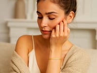 14k Yellow Gold Super Flex Herringbone Bracelet (1.50 mm)