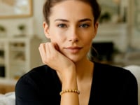 14K Yellow Gold Bead Bracelet (7.00 mm)